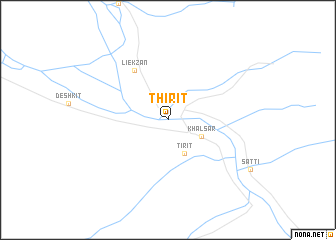 map of Thirit