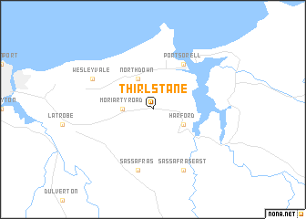 map of Thirlstane