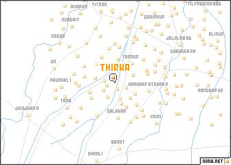 map of Thirwa