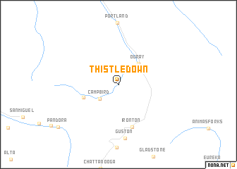 map of Thistledown