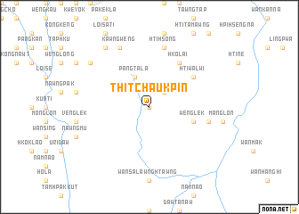 map of Thitchaukpin