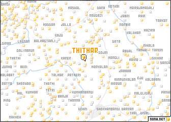 map of Thithār