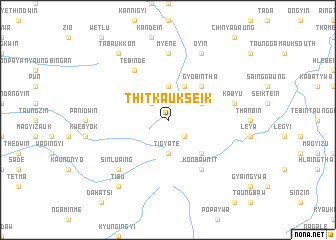 map of Thitkaukseik