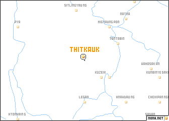 map of Thitkauk