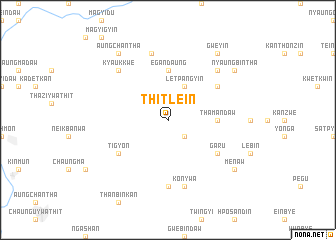map of Thitlein