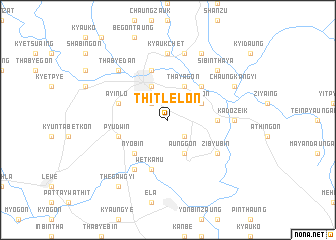 map of Thitlelon