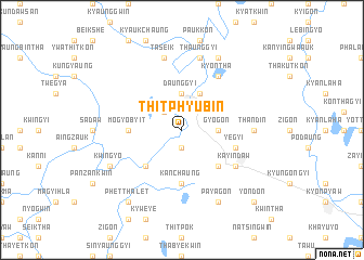 map of Thitphyubin