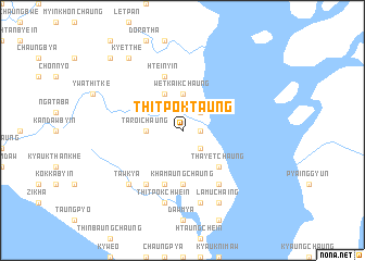 map of Thitpôktaung