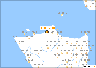 map of Thitpôn