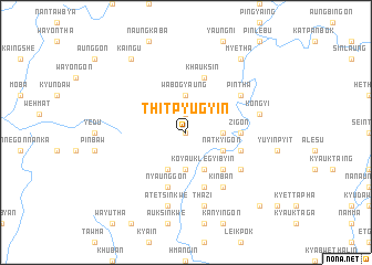 map of Thitpyugyin