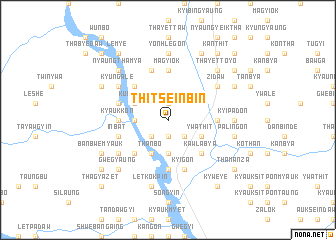 map of Thitseinbin