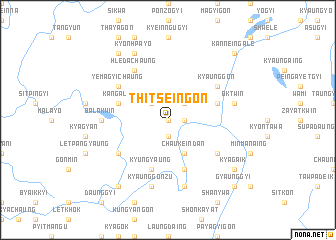 map of Thitseingon