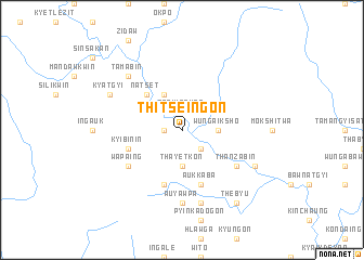 map of Thitseingon