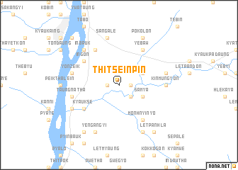 map of Thitseinpin