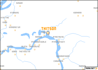 map of Thitson