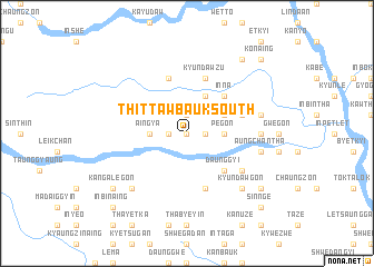 map of Thittawbauk South