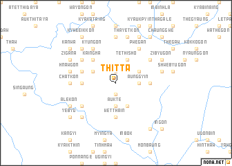 map of Thitta