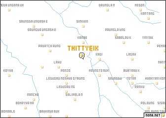 map of Thittyeik