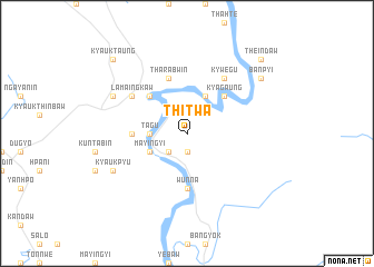 map of Thitwa