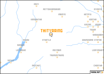 map of Thitya-aing