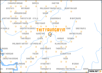 map of Thityaungbyin