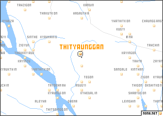 map of Thityaunggan