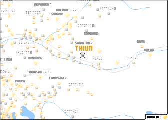 map of Thiun