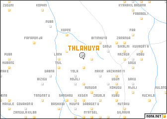 map of Thlahuya