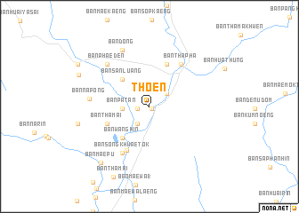 map of Thoen