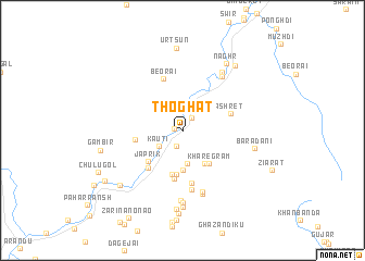 map of Thoghāt