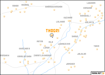 map of Thogri