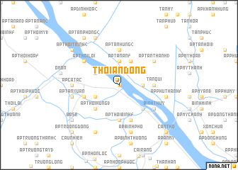 map of Thới An Ðông