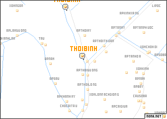 map of Thới Bình