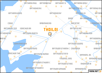 map of Thới Lai