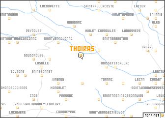 map of Thoiras