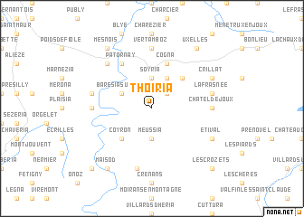 map of Thoiria