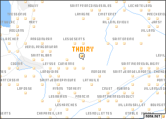 map of Thoiry