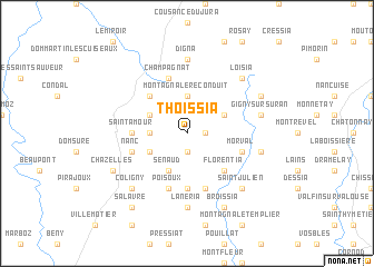 map of Thoissia