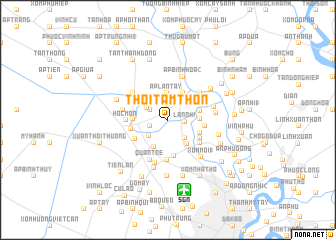 map of Thới Tam Thôn