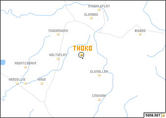 map of Thoko