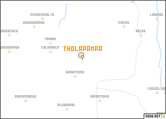 map of Thola Pampa
