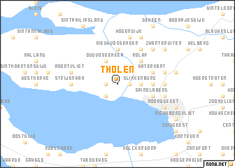map of Tholen