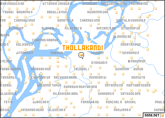 map of Thollākāndi