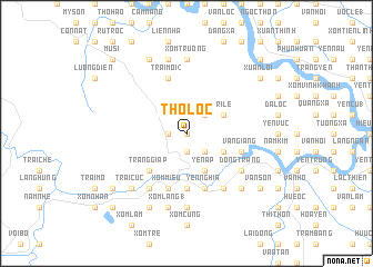 map of Thọ Lộc