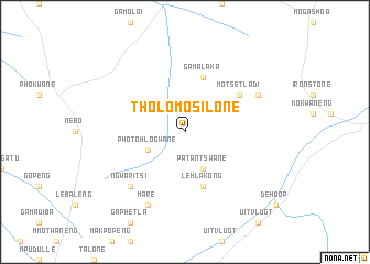 map of Tholo-Mosilone