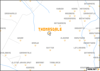 map of Thomasdale