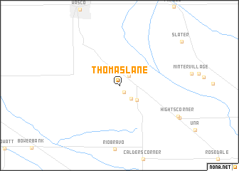 map of Thomas Lane