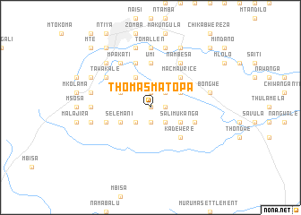 map of Thomas Matopa