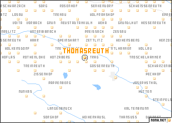 map of Thomasreuth