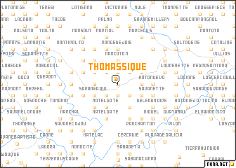 map of Thomassique